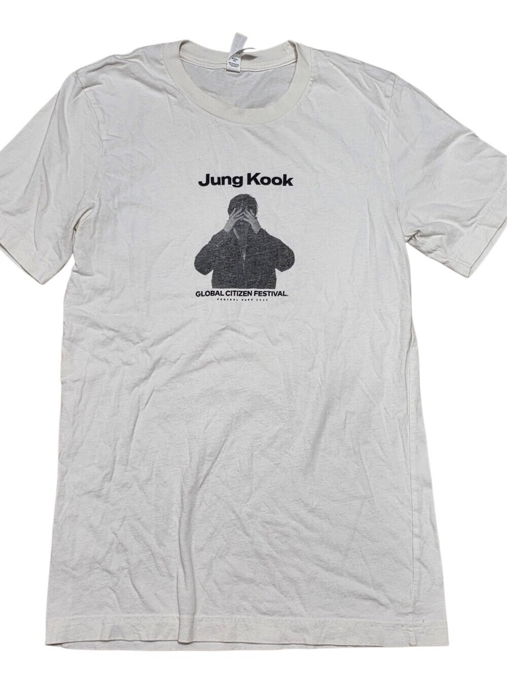 Jungkook official merch global citizen 2023 short sleeve top